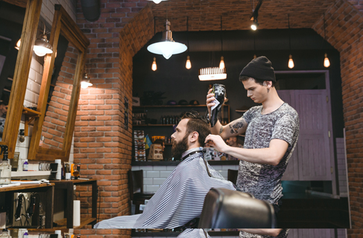 Men Salon Hair Salon Blog Website Templates