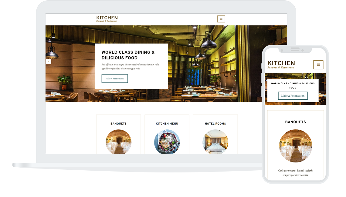Kitchen Banquet Restaurants Html Website Template Template Features Page Banquet Website Templates Free