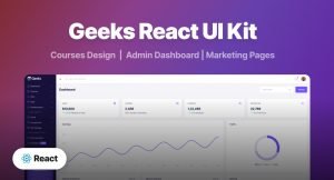 Geeks React Admin Dashboard Template - Ease Template