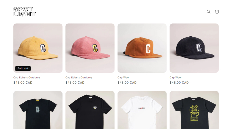 Spotlight shopify theme