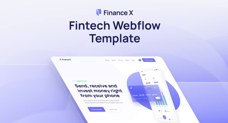 Fintech Responsive Website Template