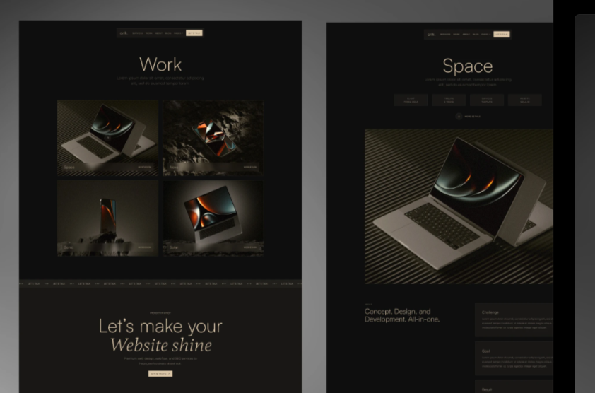 Arik Free Framer Template