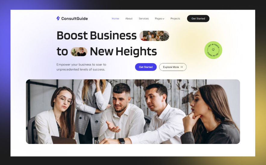Consulting Website Template