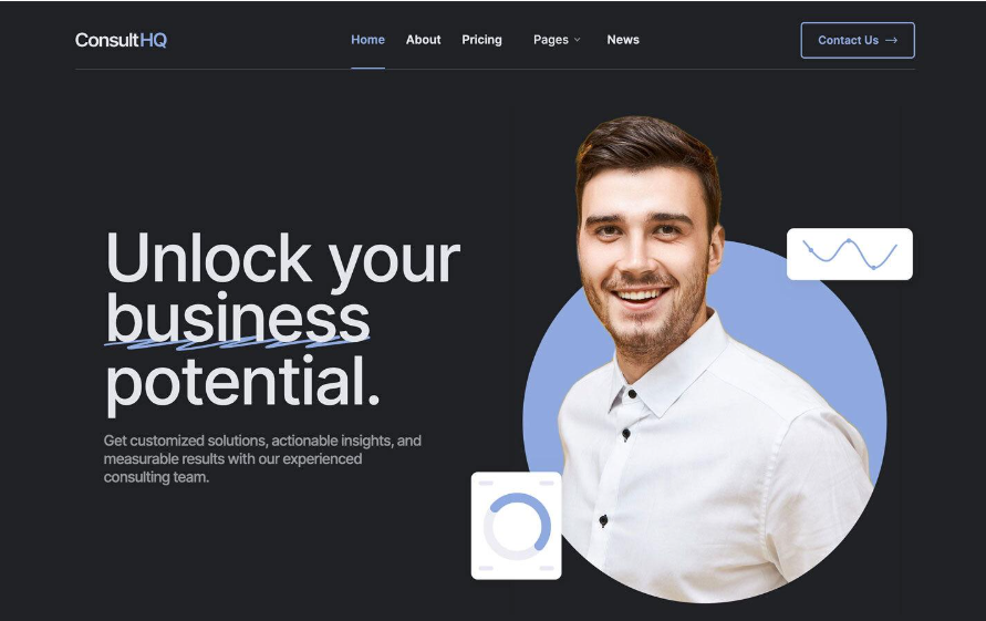 ConsultHQ - Consulting Webflow Template