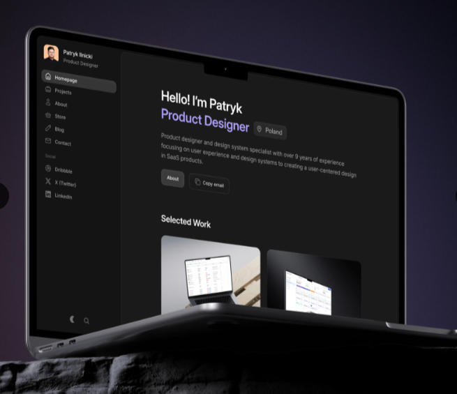 Easyfolio — Portfolio Free Framer Template
