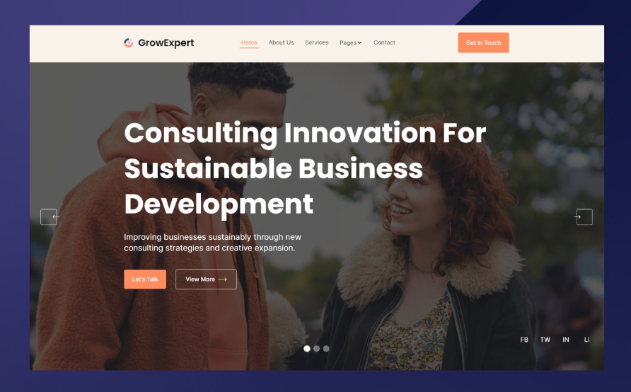 Consulting Website Template