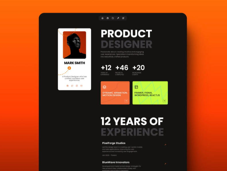 Sawad Framer Template