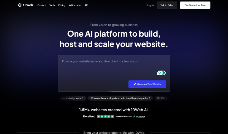 Ai Website Builders