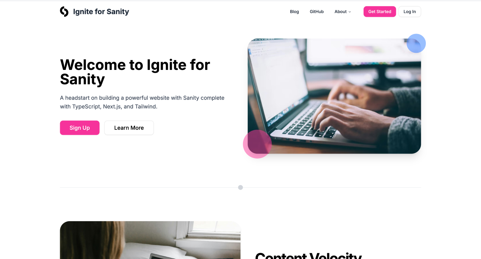 A Sanity Next.js Starter Kit