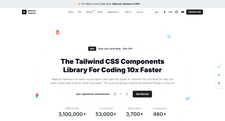 Agency Tailwind CSS Template Preline UI 1