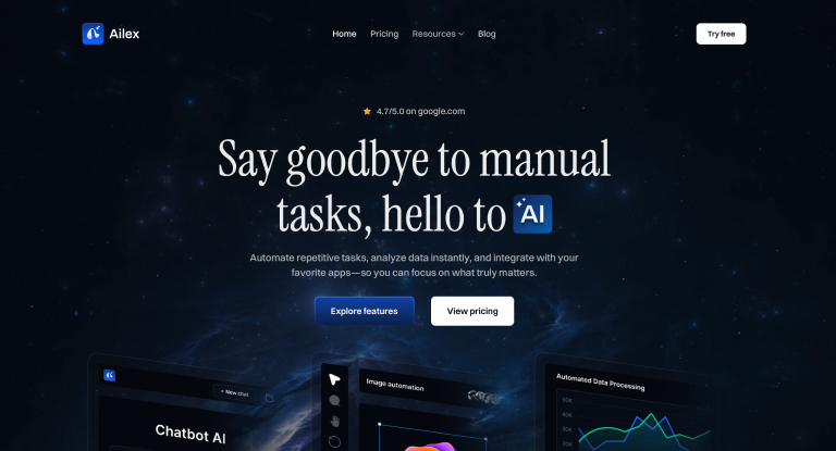 Ailex-AI-Software-Startup-Website-Template