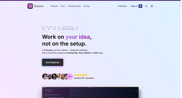 Beautiful performant Next js apps deployed in minutes