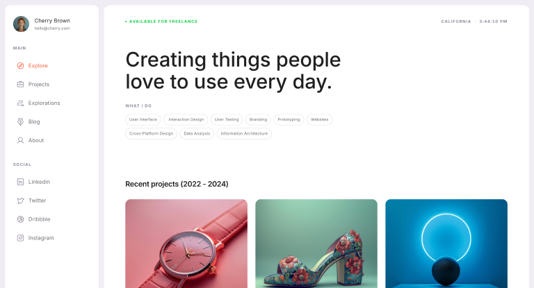 Cherry-folio-framer-blog-template
