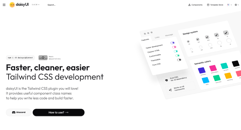 DaisyUI Tailwind CSS Components