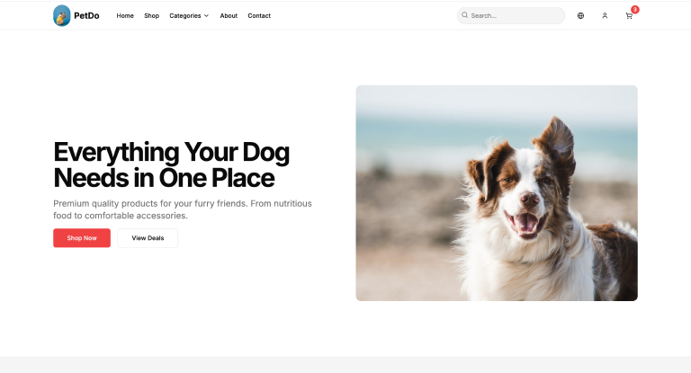 Free Next.js E-commerce Template