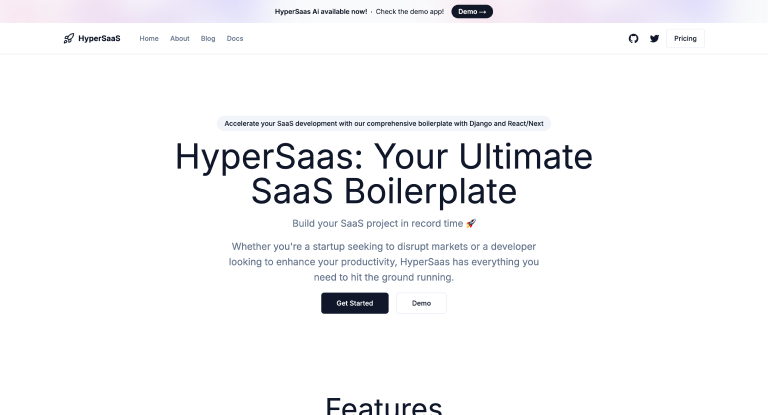 Hypersaas Boilerplate
