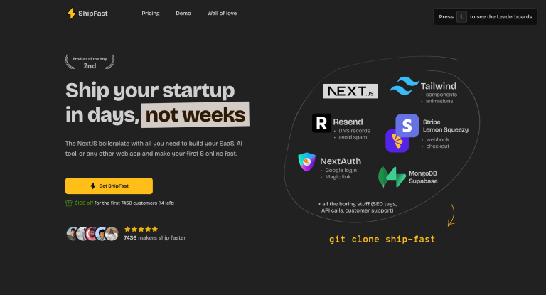 SaaS Starter Kits Boilerplates