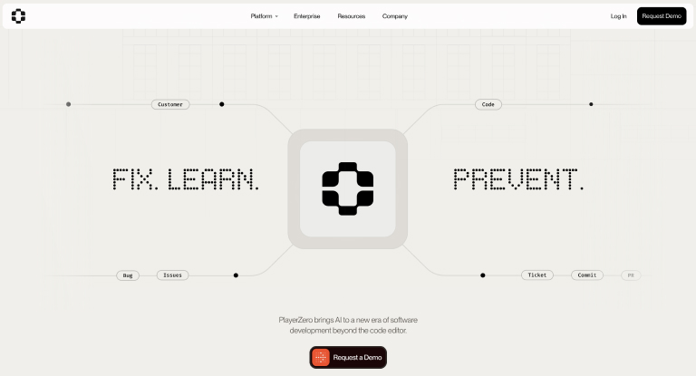 PlayerZero Framer Websites