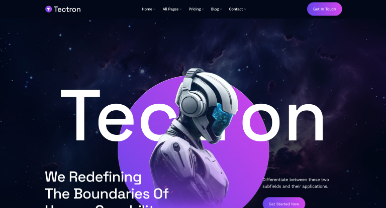 Tectron Advanced AI Technology Template