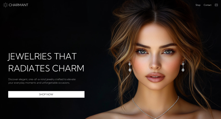Charmant Luxury Jewelry E-commerce