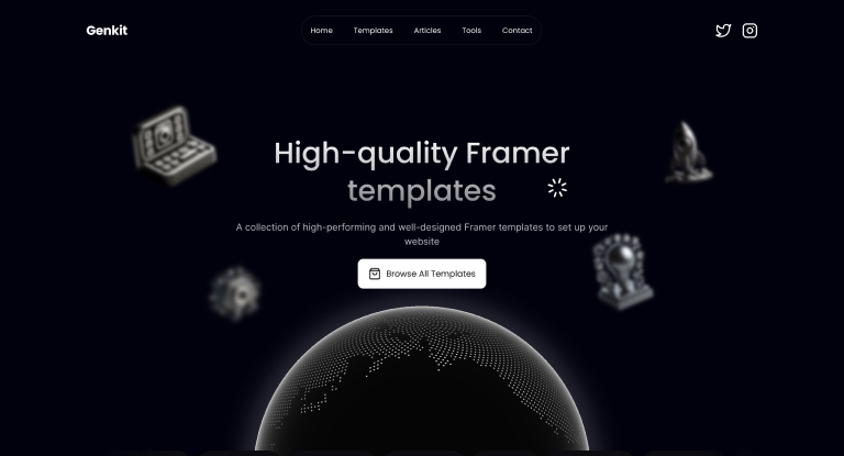 genkit-framer-Templates