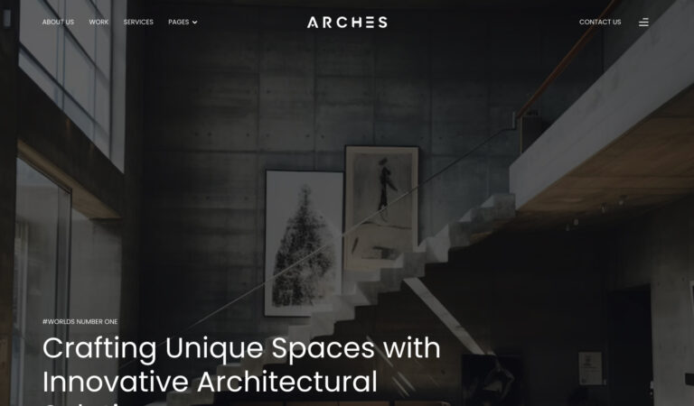 interior design website template