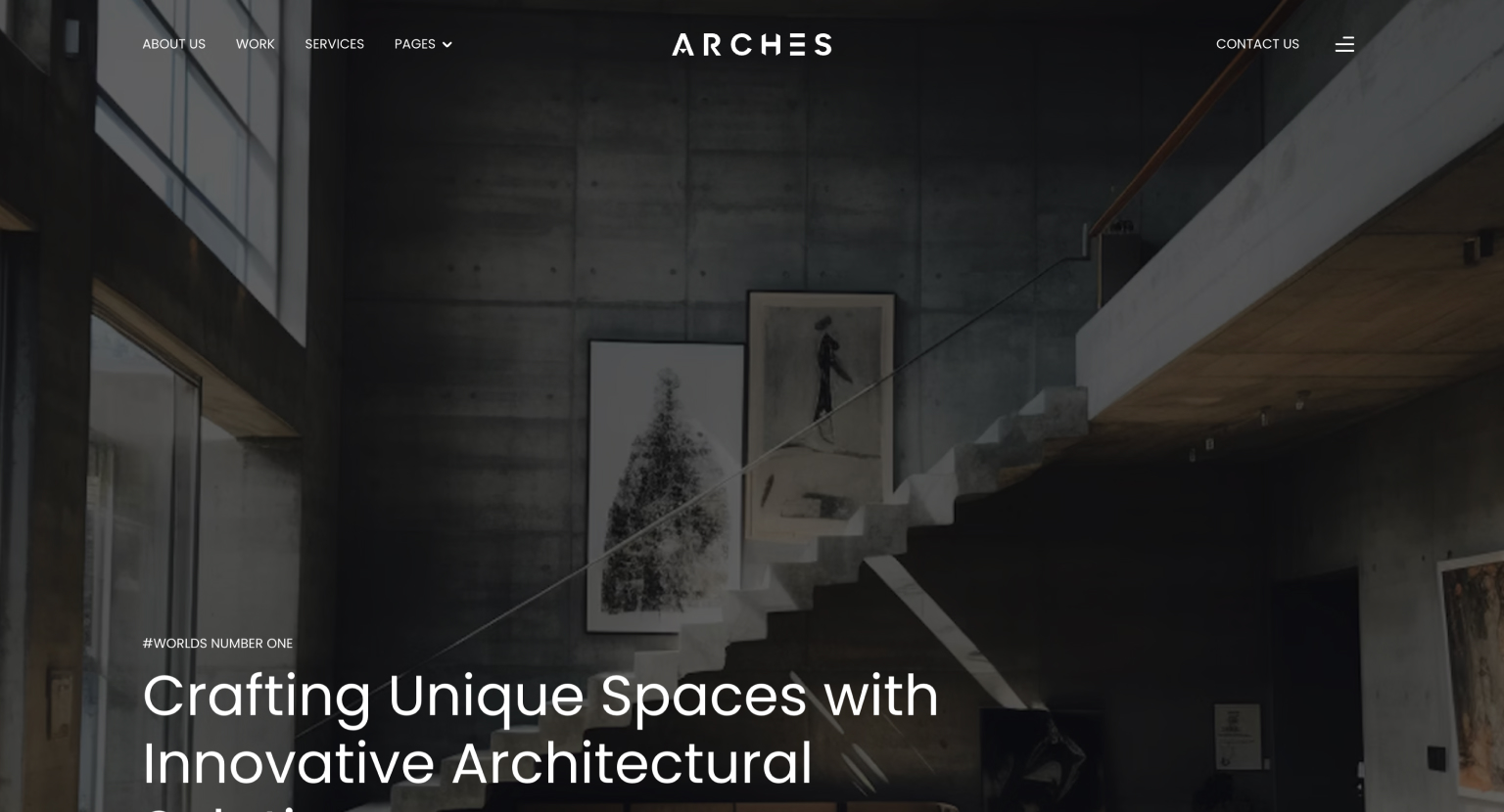 interior design website template
