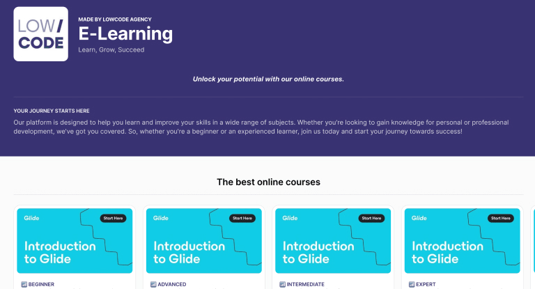 Learning Management System (LMS) Template