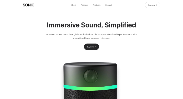 Sonic Product showcase