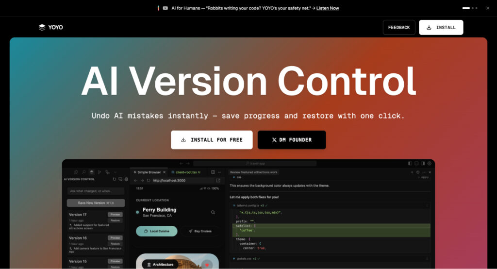 yo yonext js landing page